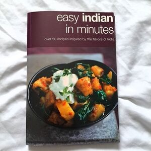 Easy Indian in Minutes Cookbook paper back book